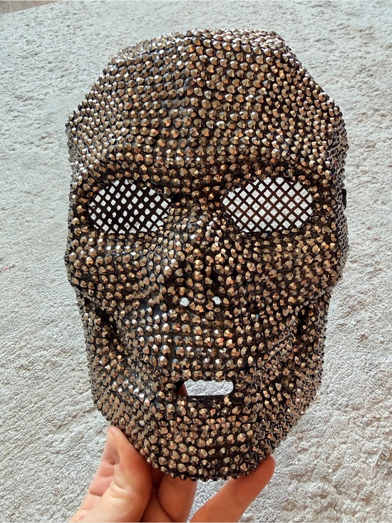 Unbranded Other - Dazzling Rhinestone Skull Full Face Masquerade Mask Halloween
